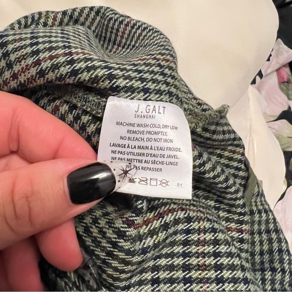 John Galt Brandy Melville Plaid Pants XS/S | Y2K Academia | 24” Waist - Picture 10 of 13
